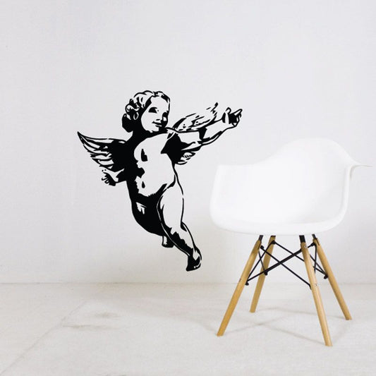 Image of Flying Baby angel Decal