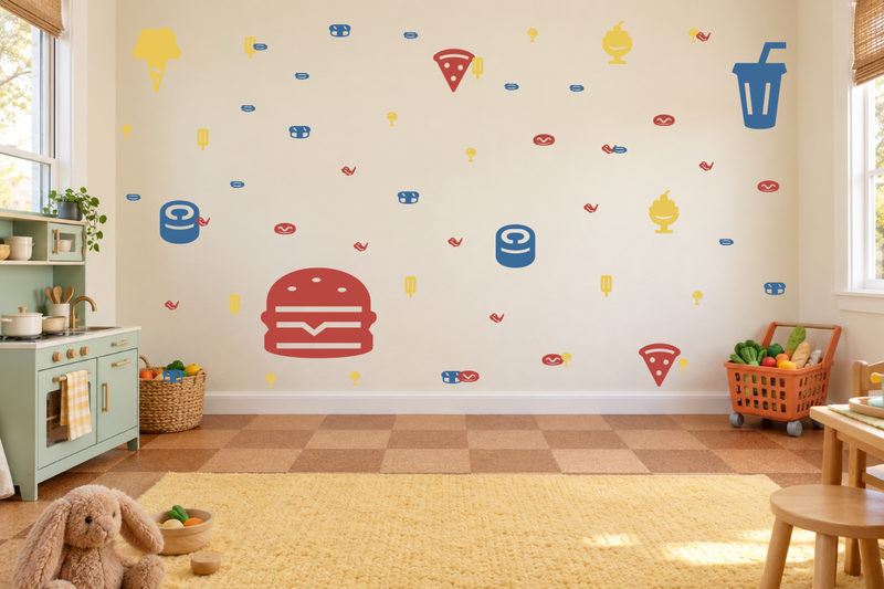 Foodie Feast Wall Decal Kit