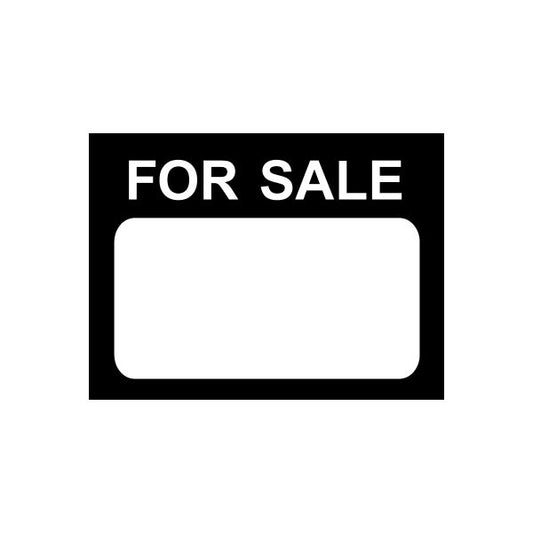 Image of For Sale Sign Signs Home Business Car text Vinyl Decal Sticker Stickers 0003