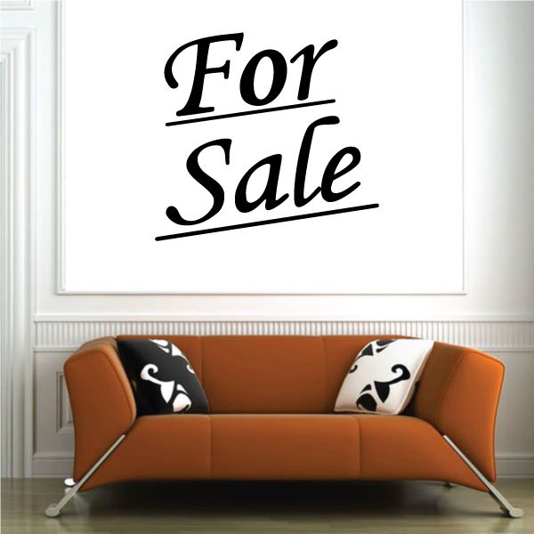 Image of For Sale Wall Decal - Vinyl Decal - Car Decal - Business Sign - MC148