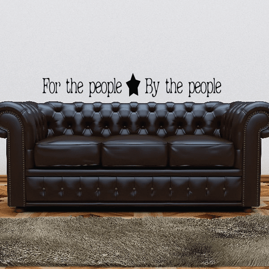 Image of For the People By the People Decal