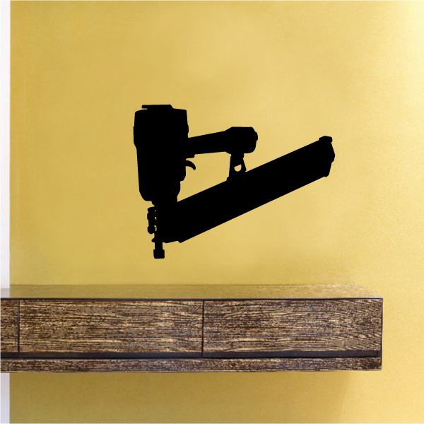 Image of Framing Nailer Silhouette Decal