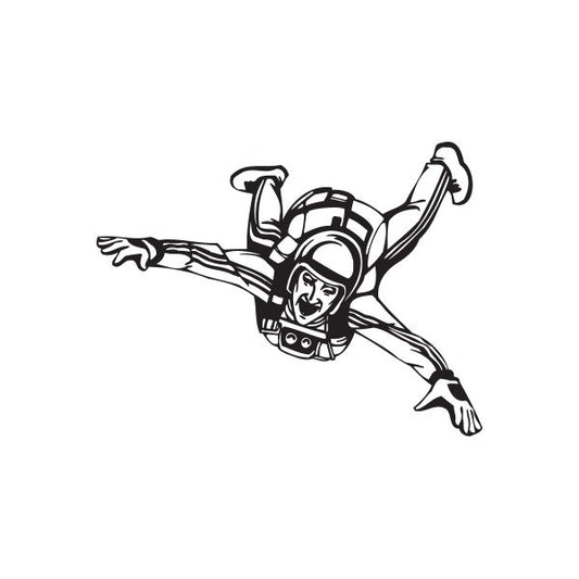 Image of Free falling Skydiver Decal