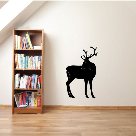 Image of Gentle Head Turning Reindeer Decal