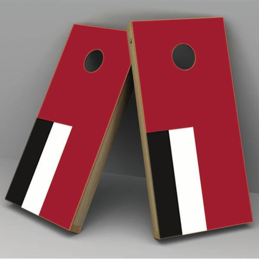 Georgia Flag Cornhole Board Vinyl Decal Wrap