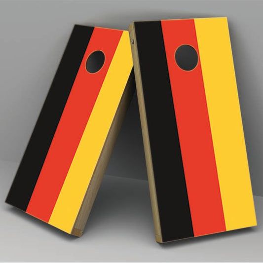 Germany Flag Cornhole Board Vinyl Decal Wrap