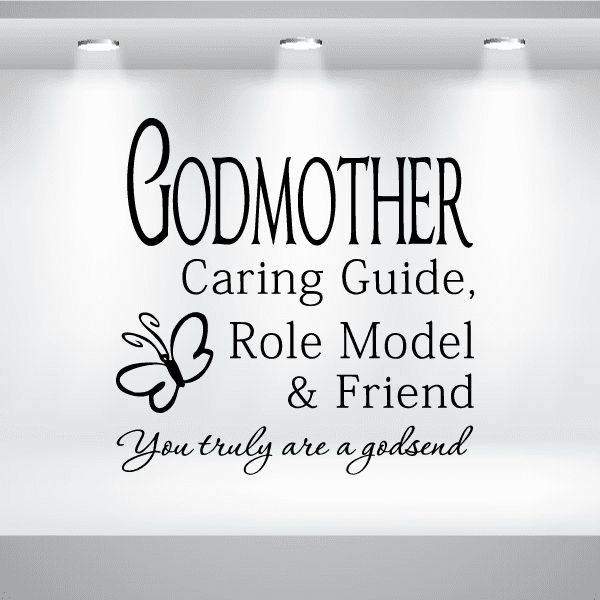 Image of Godmother Caring Guide Role Model and Friend Decal