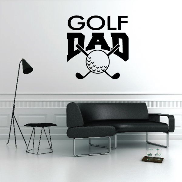 Image of Golf Dad Decal