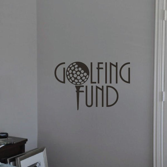 Image of Golfing Fund Decal