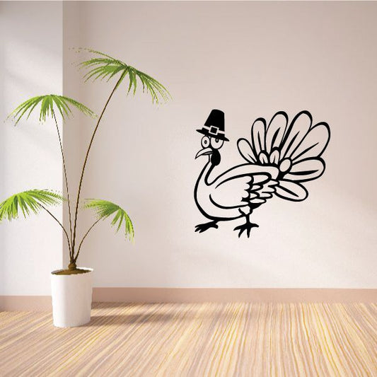 Image of Goofy Turkey Decal