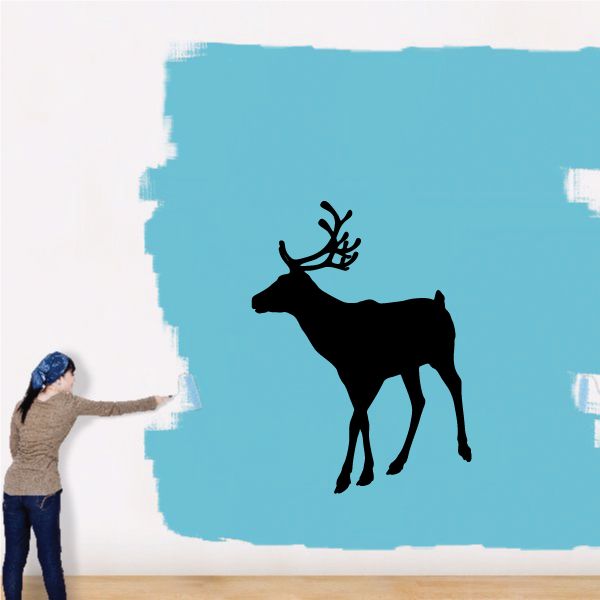 Image of Graceful Observant Reindeer Decal