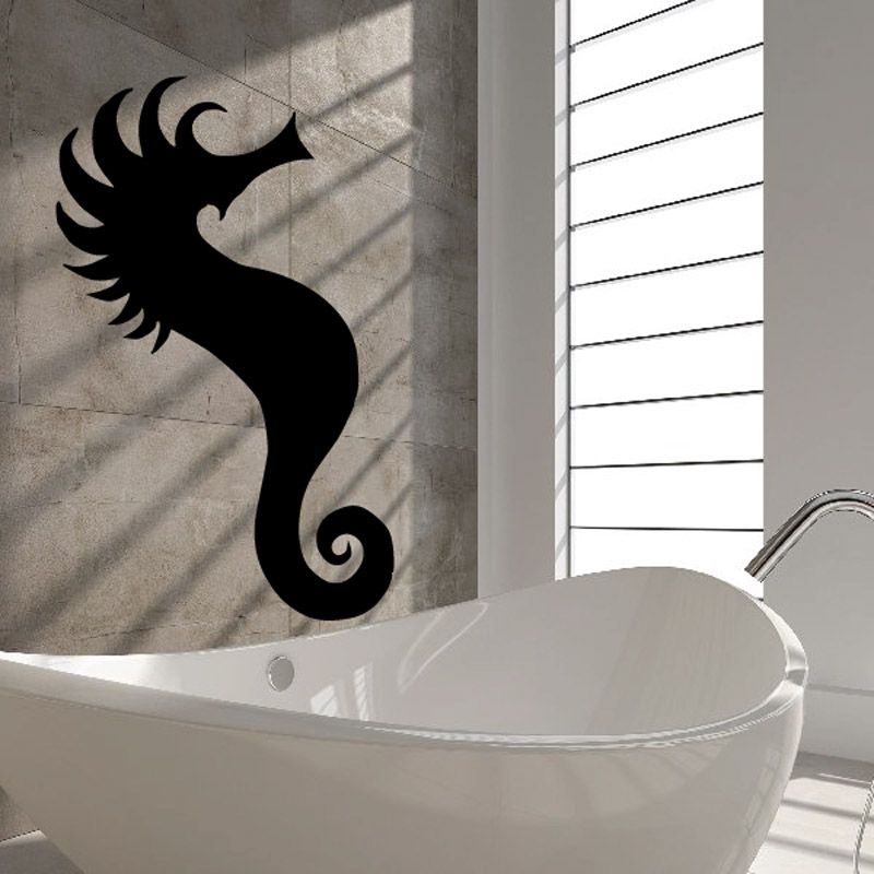 Image of Graceful Seahorse Decal