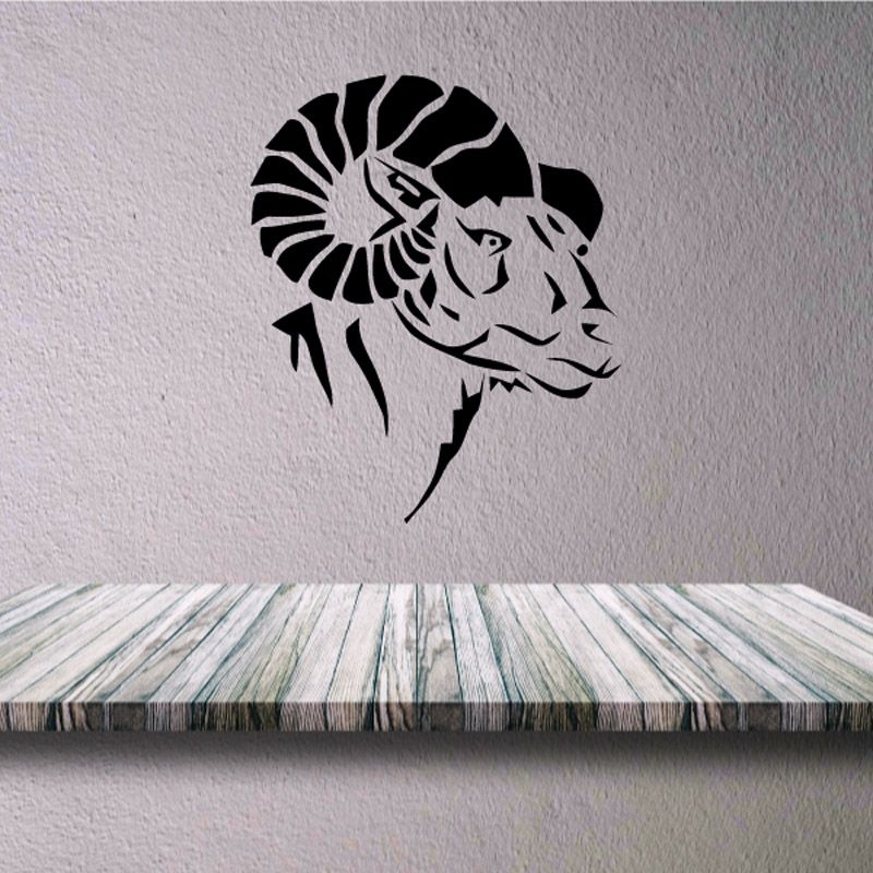 Image of Grand Ram Head Decal