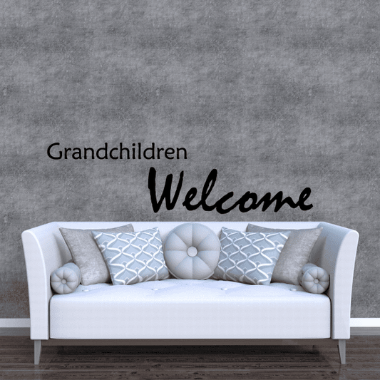 Image of Grandchildren Welcome Wall Decal