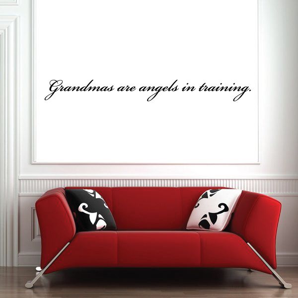 Image of Grandmas are angles in training Wall Decal