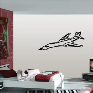 Black B-1 Lancer aircraft graphic wall decal