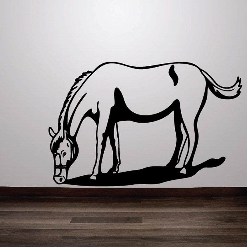 Image of Grazing Horse Decal