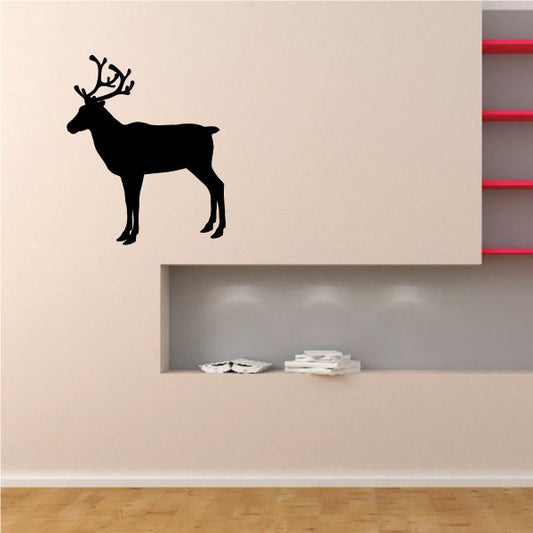 Image of Great Horned Reindeer Decal