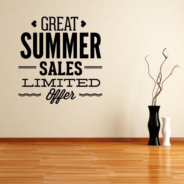 Image of Great Summer Sale Decal