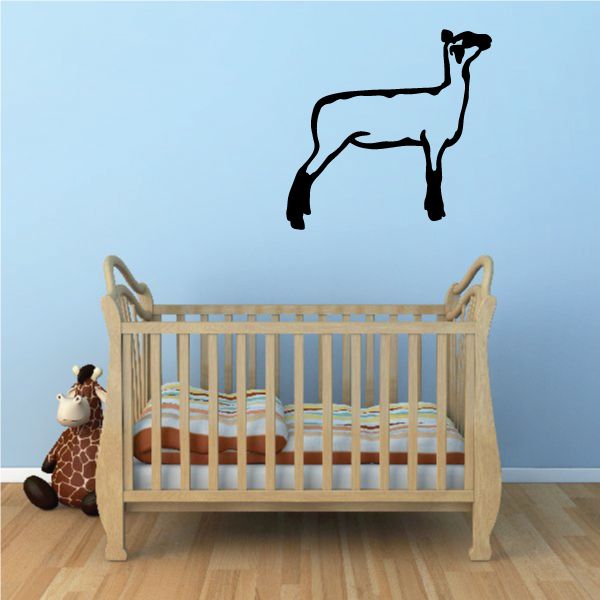 Image of Hampshire Sheep Lamb Decal