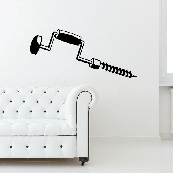 Image of Hand Drill Decal