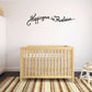 Happiness is Priceless wall decal in black cursive script with ellipsis