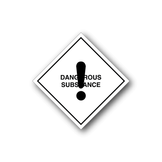 Image of Hazardous Safety Sign Wall Decal - Vinyl Sticker - Car Sticker - Die Cut Sticker - CD004