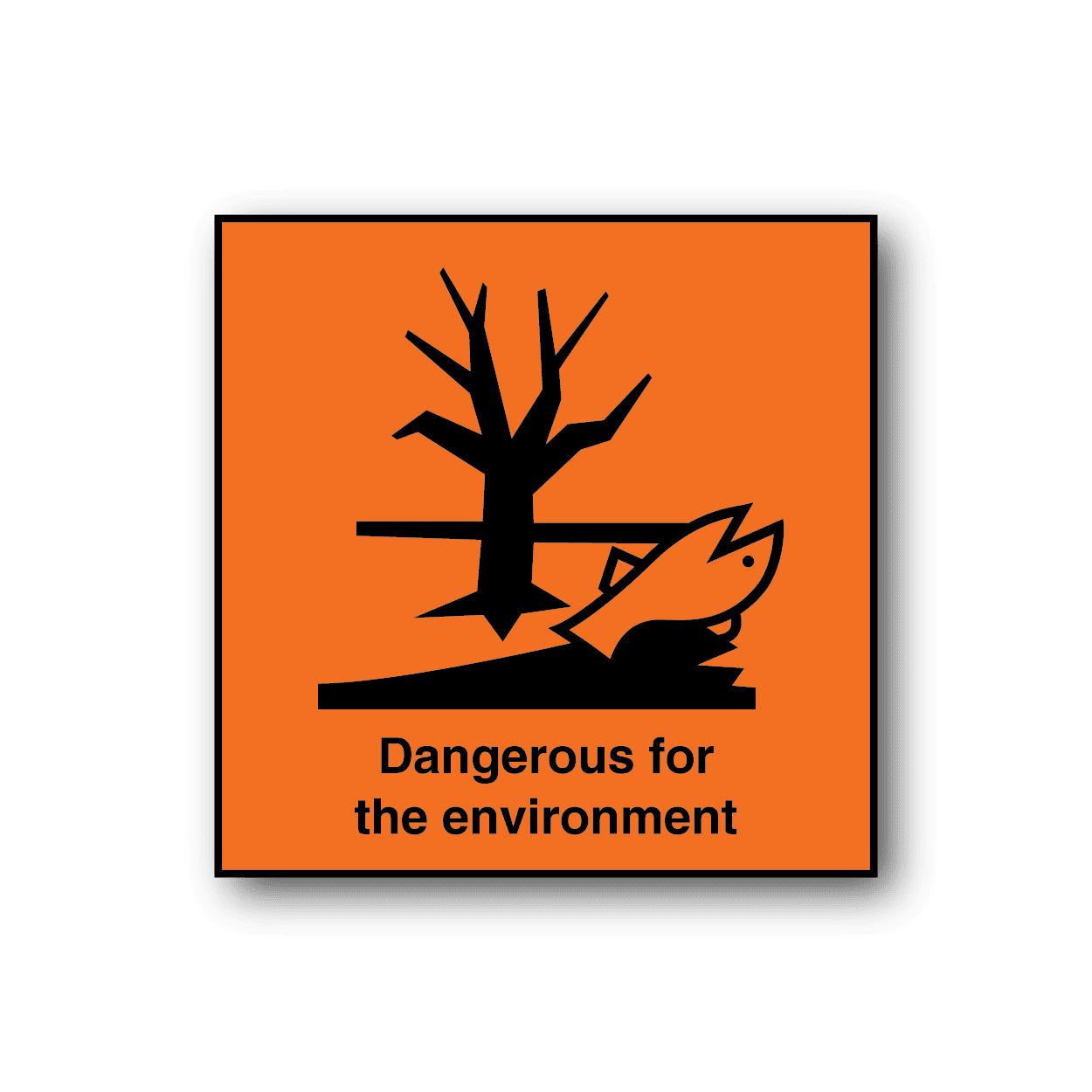 Image of Hazardous Safety Sign Wall Decal - Vinyl Sticker - Car Sticker - Die Cut Sticker - CD006