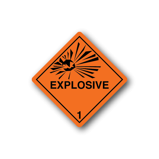 Image of Hazardous Safety Sign Wall Decal - Vinyl Sticker - Car Sticker - Die Cut Sticker - CD013