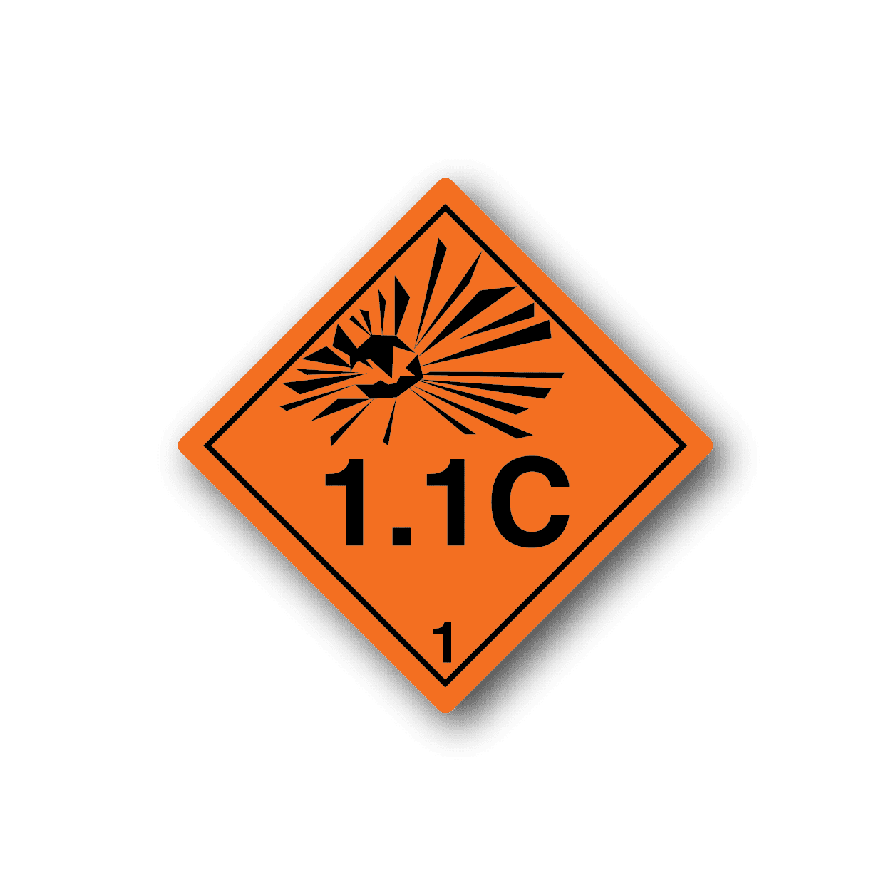 Image of Hazardous Safety Sign Wall Decal - Vinyl Sticker - Car Sticker - Die Cut Sticker - CD015