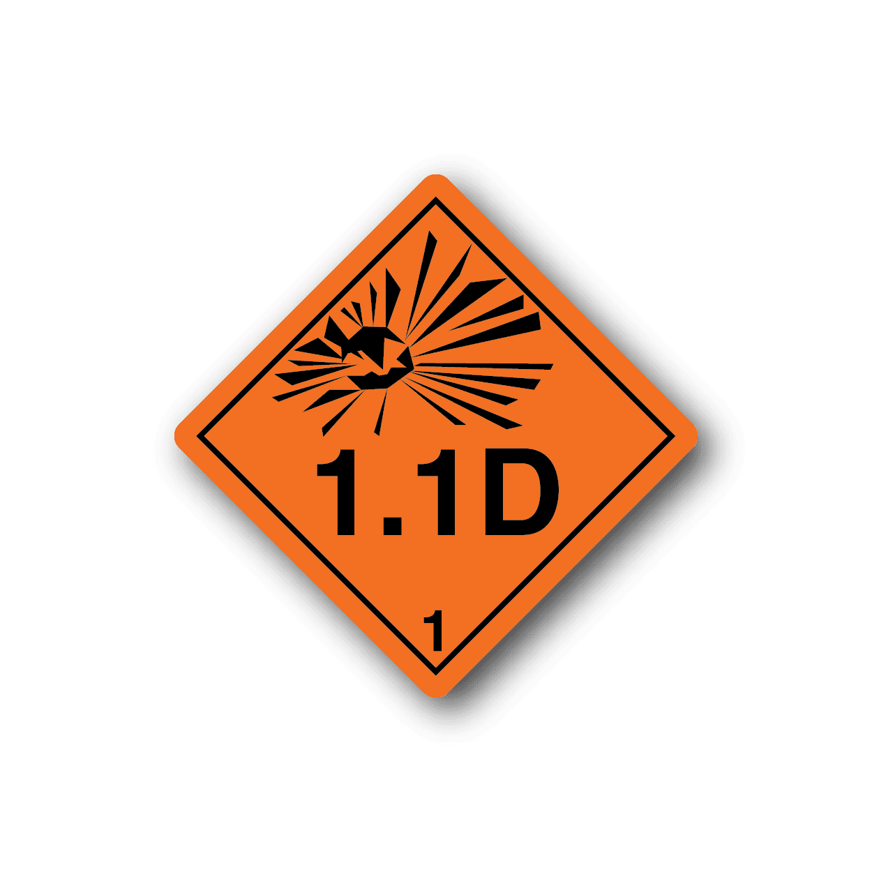 Image of Hazardous Safety Sign Wall Decal - Vinyl Sticker - Car Sticker - Die Cut Sticker - CD016