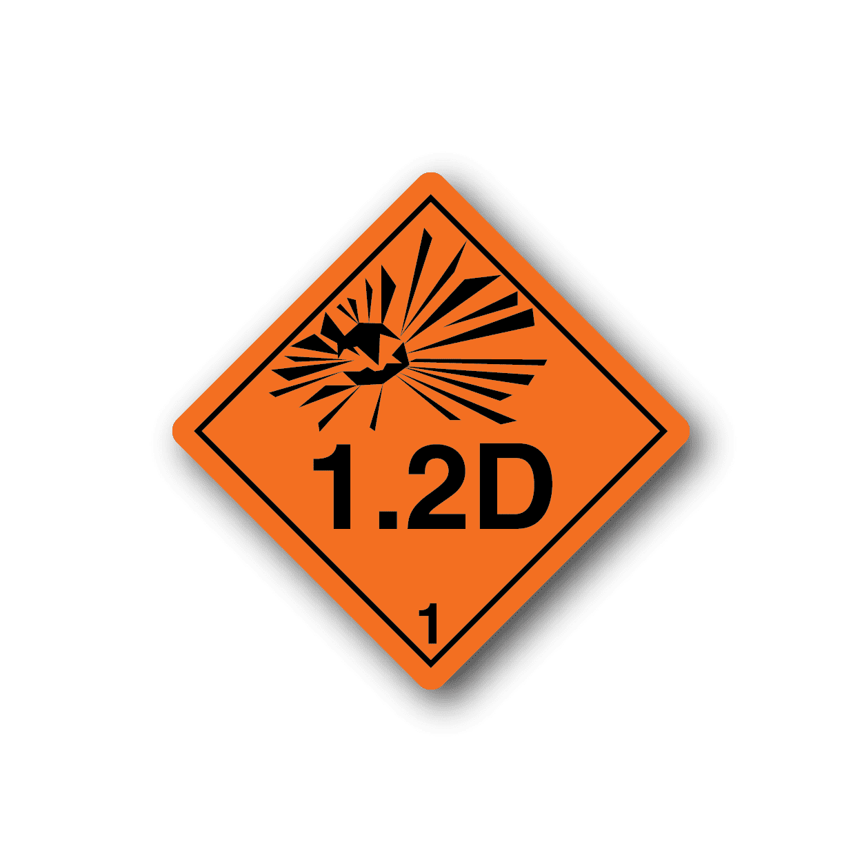 Image of Hazardous Safety Sign Wall Decal - Vinyl Sticker - Car Sticker - Die Cut Sticker - CD020