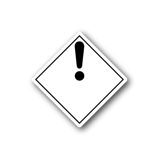 Image of Hazardous Safety Sign Wall Decal - Vinyl Sticker - Car Sticker - Die Cut Sticker - CD030