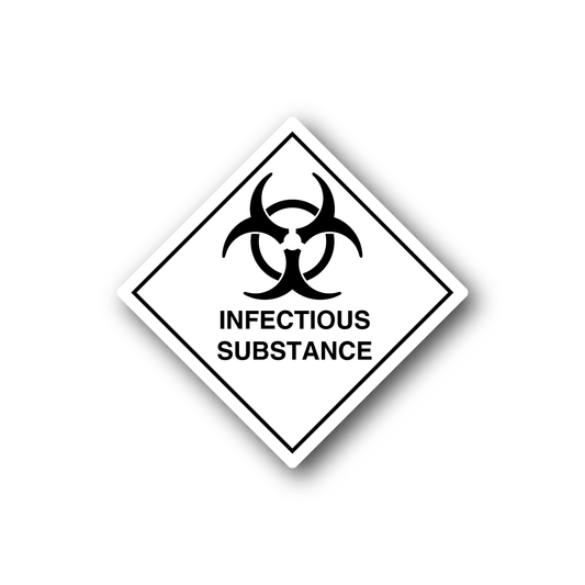 Image of Hazardous Safety Sign Wall Decal - Vinyl Sticker - Car Sticker - Die Cut Sticker - CD037