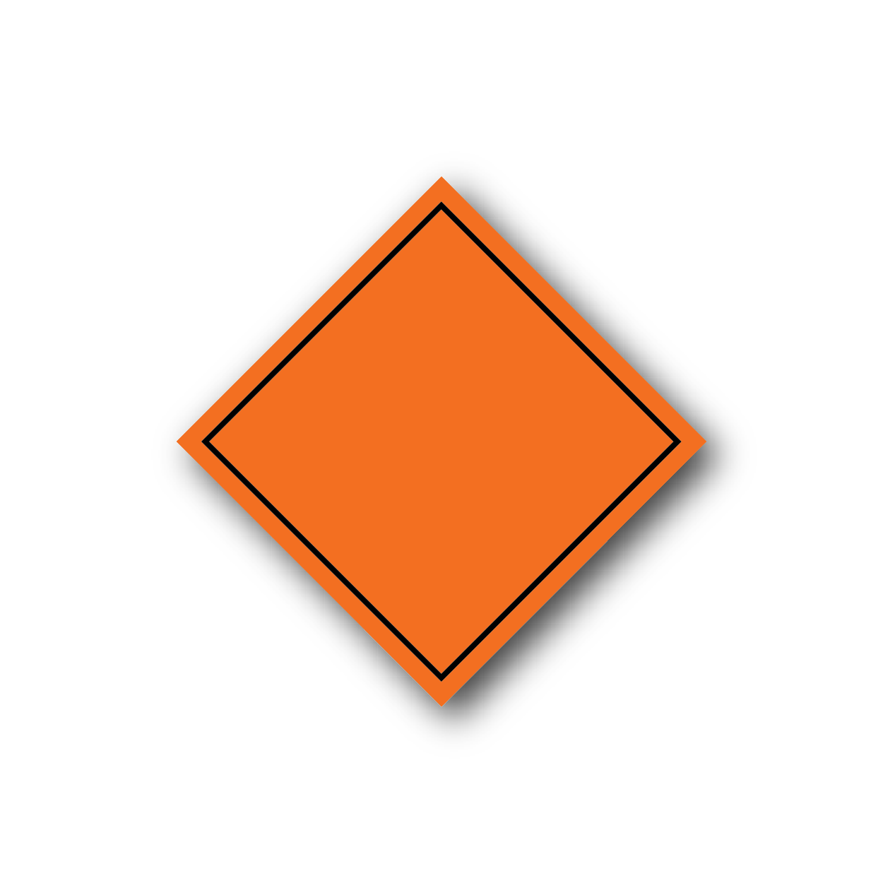 Image of Hazardous Safety Sign Wall Decal - Vinyl Sticker - Car Sticker - Die Cut Sticker - CD041