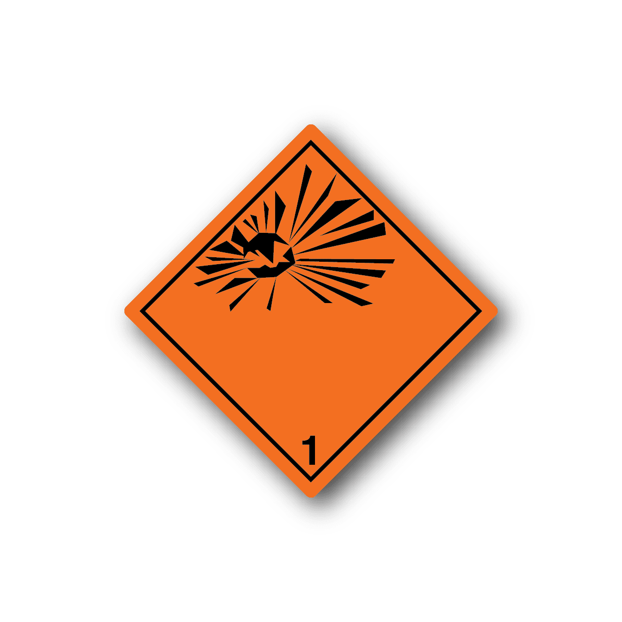 Image of Hazardous Safety Sign Wall Decal - Vinyl Sticker - Car Sticker - Die Cut Sticker - CD044