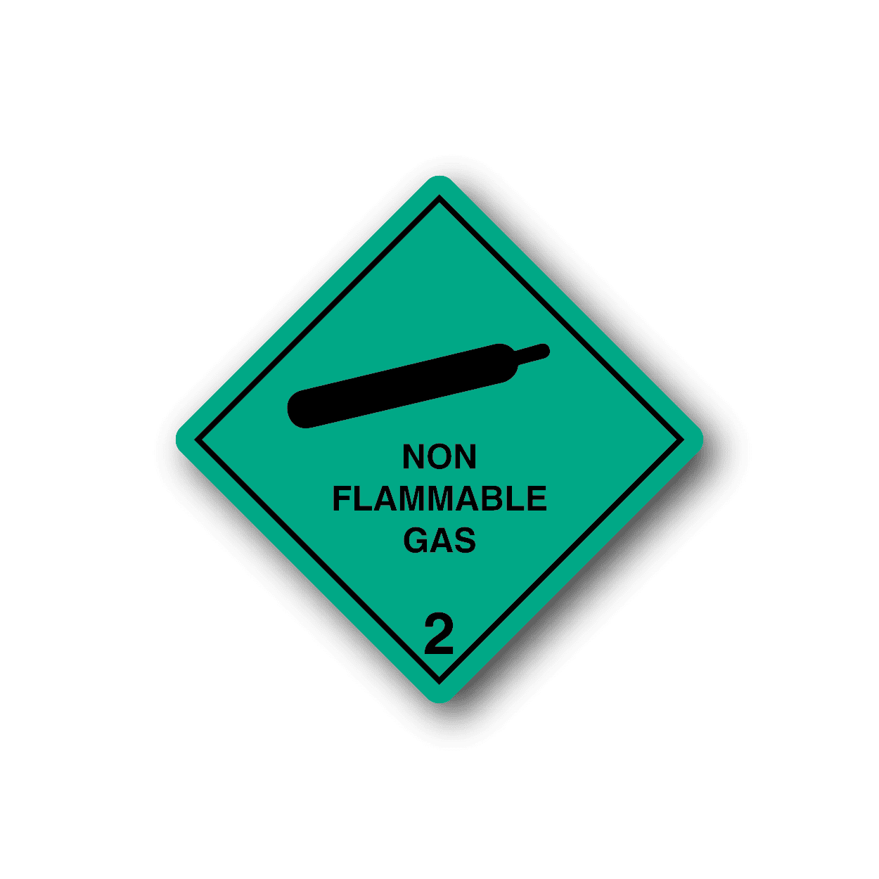 Image of Hazardous Safety Sign Wall Decal - Vinyl Sticker - Car Sticker - Die Cut Sticker - CD050