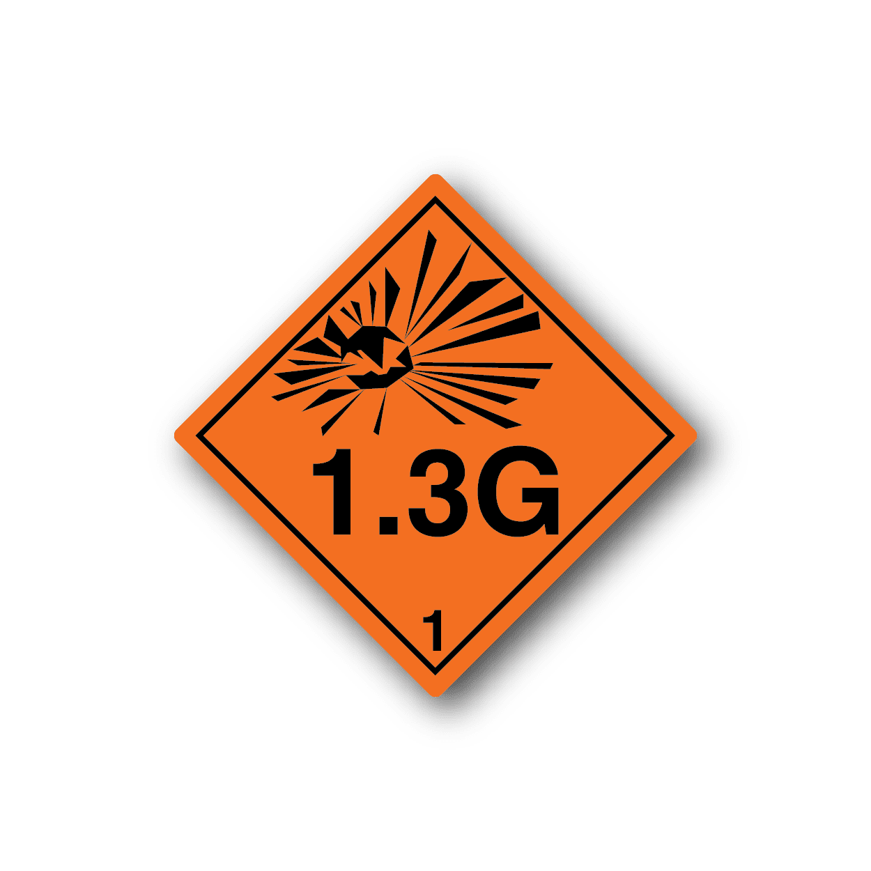 Image of Hazardous Safety Sign Wall Decal - Vinyl Sticker - Car Sticker - Die Cut Sticker - CD060