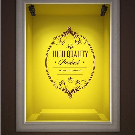 Image of High Quality Product Premium Brand Wall Decal - Vinyl Decal - Car Decal - Id083