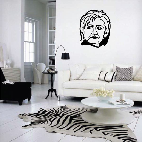 Image of Hillary Clinton Decal