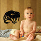 Black hissing rattle snake wall decal