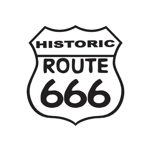 Historic Route 666 Decal