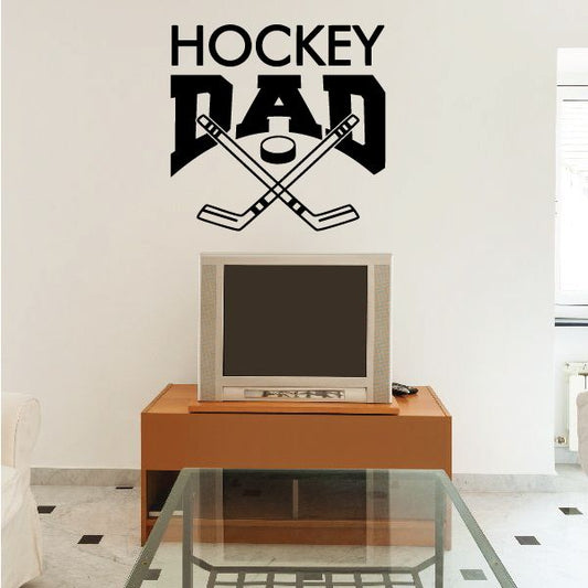 Image of Hockey Dad Decal