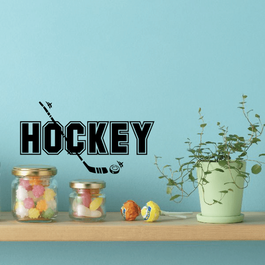 Image of Hockey Stick Wall Decal