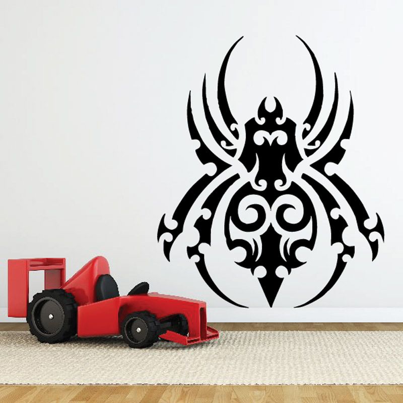 Image of Hollow Swirl Spider Decal