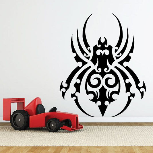 Image of Hollow Swirl Spider Decal