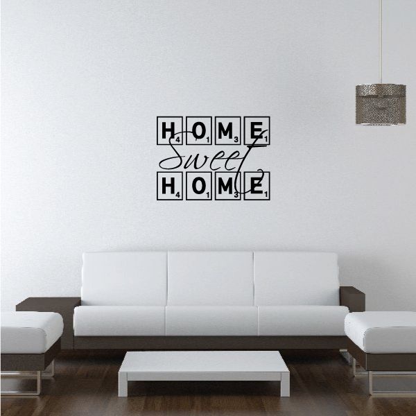 Image of Home Sweet Home Tile Wall Quote