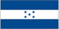 Honduras flag sticker with blue-white-blue stripes and five central stars
