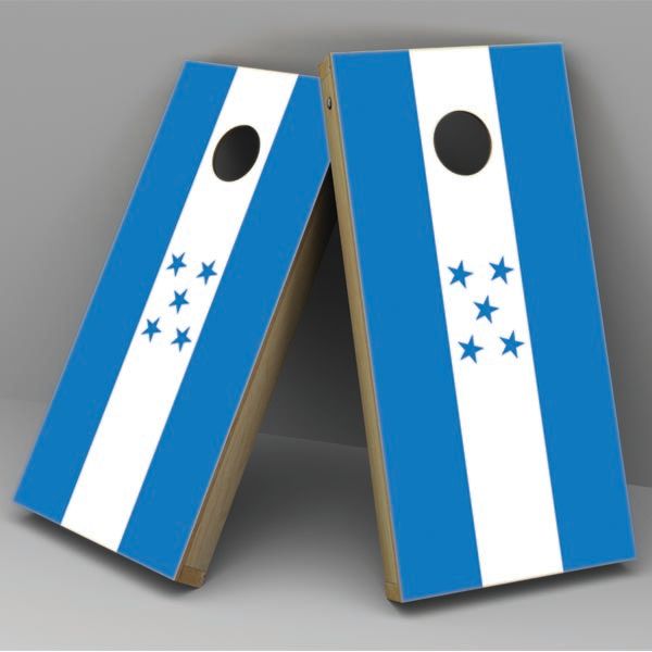 Honduras Flag Cornhole Board Vinyl Decal Wrap