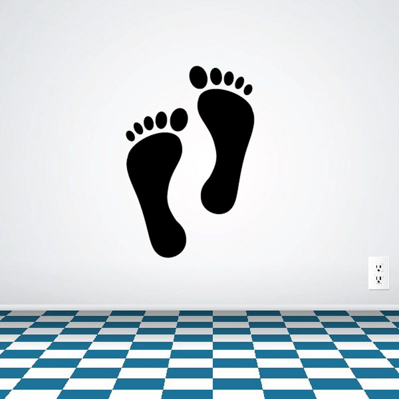 Image of Human Feet Decal